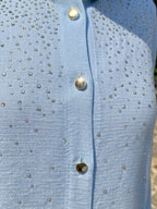 Starry Lines Suit - Baby Blue