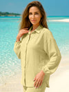 Starry Lines Suit - Light Yellow