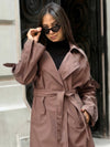 City Vibes Trench Coat - RoseGold