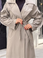 City Vibes Trench Coat - Beige