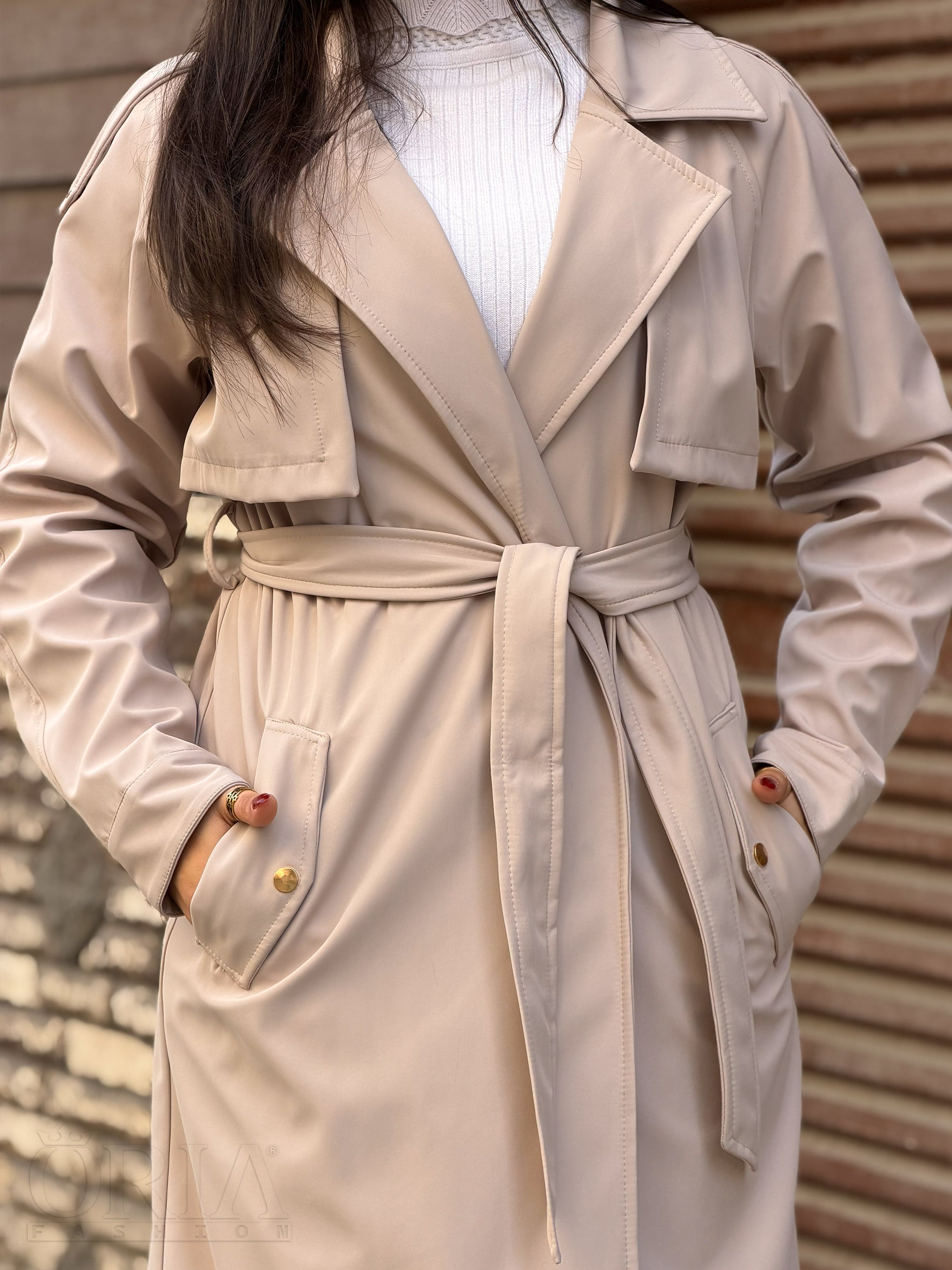 West Wind Trench Coat - Beige