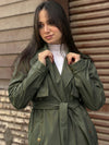 West Wind Trench Coat - Olive Green