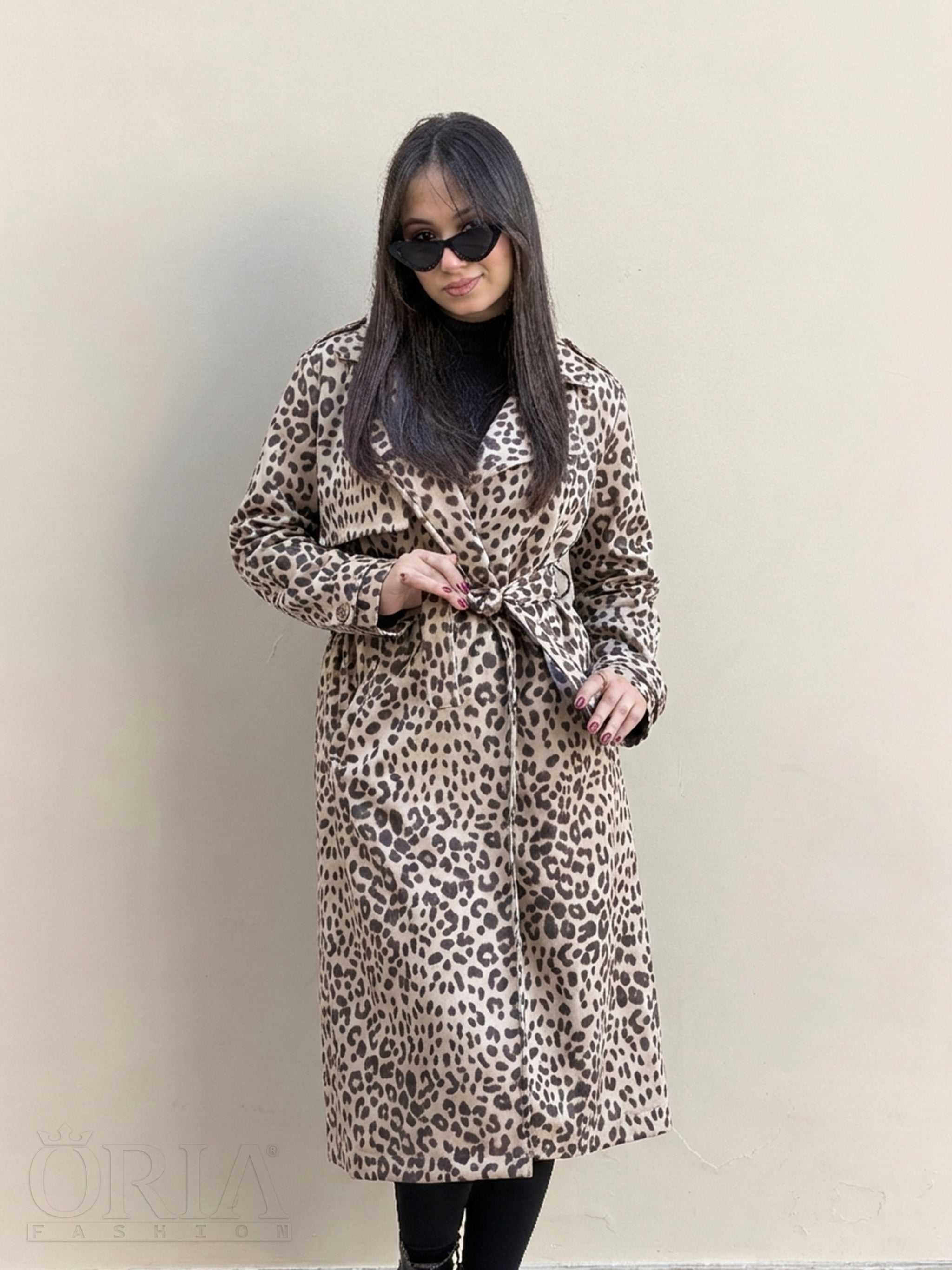 Prime Leopard Trench coat - Beige