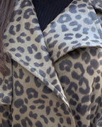 Prime Leopard Trench coat - Olive Green